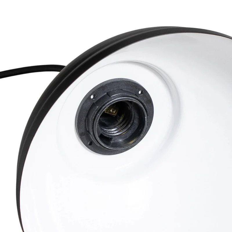 B-Ware Hängeleuchte Sven Pendelleuchte Lampe Schwarz Stahl E27 LED Fassung fünfflammig