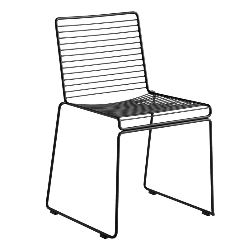 B-Ware HAY Hee Stuhl schwarz pulverbeschichtet Lehnstuhl Stahl Outdoor SIEHE TEXT/FOTO