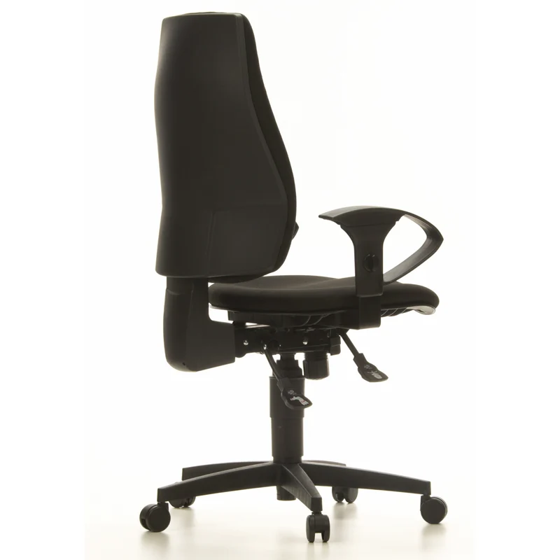 B-Ware Topstar Bürostuhl Drehstuhl Stuhl SYDNEY PRO Stoff Schwarz Armlehne Rückenlehne