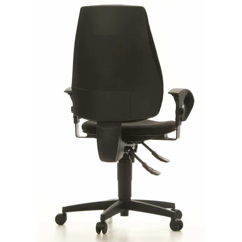 B-Ware Topstar Bürostuhl Drehstuhl Stuhl SYDNEY PRO Stoff Schwarz Armlehne Rückenlehne