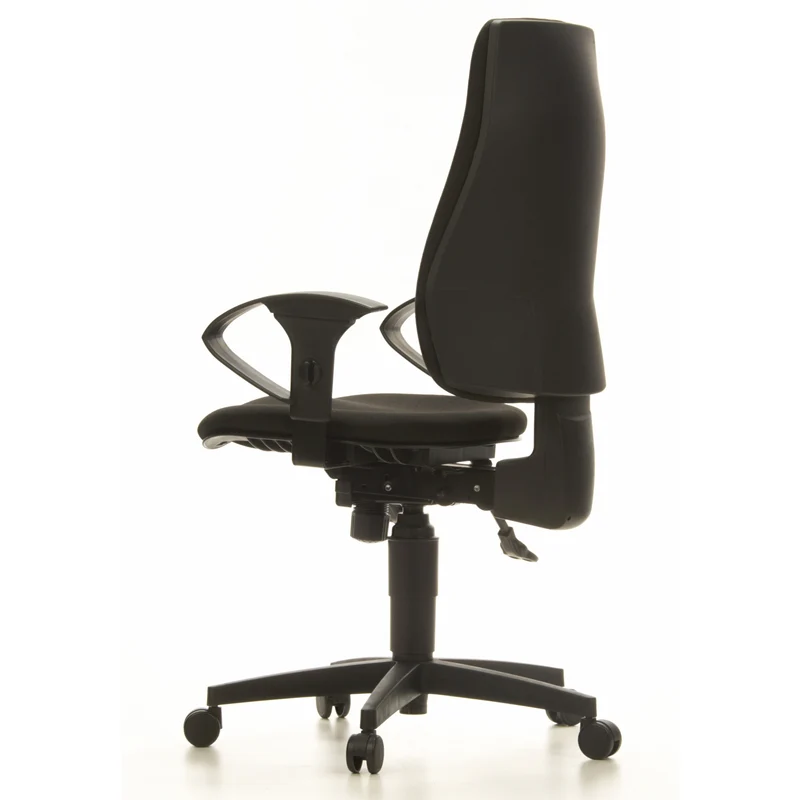 B-Ware Topstar Bürostuhl Drehstuhl Stuhl SYDNEY PRO Stoff Schwarz Armlehne Rückenlehne