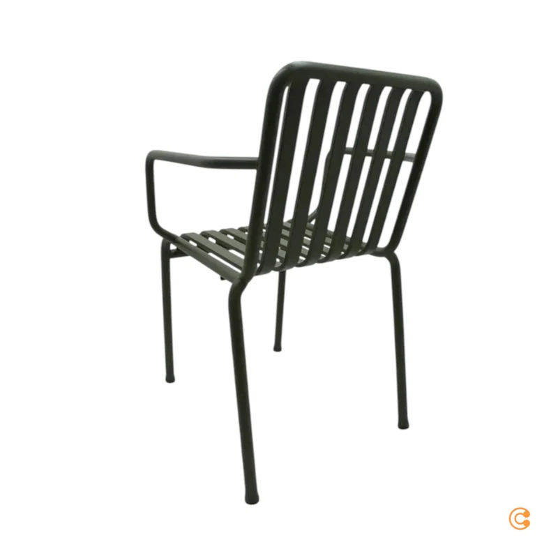 B-Ware Hay Palissade Armlehnenstuhl Stuhl Gartenstuhl Lehnstuhl Stahl SIEHE TEXT/FOTO