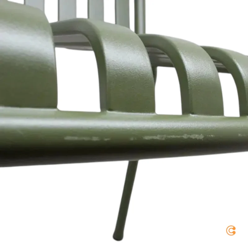 B-Ware Hay Palissade Stuhl Gartenstuhl Balkonstuhl Designstuhl olivgrün SIEHE TEXT/FOTO