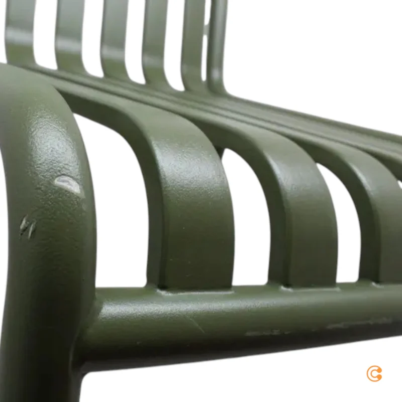 B-Ware Hay Palissade Stuhl Gartenstuhl Balkonstuhl Designstuhl olivgrün SIEHE TEXT/FOTO