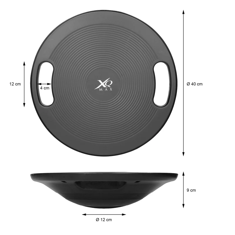Balance Board für Fitnesstraining Schwarz Ø 40 cm
