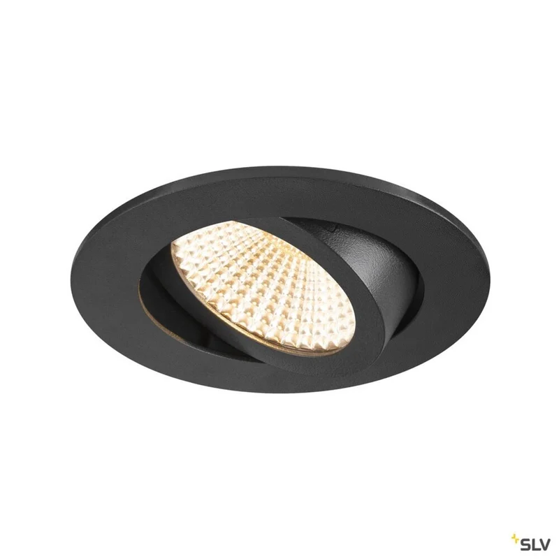 B-Ware SLV 1007426 NEW TRIA 68 LED-Einbauleuchte LED 11 W Schwarz
