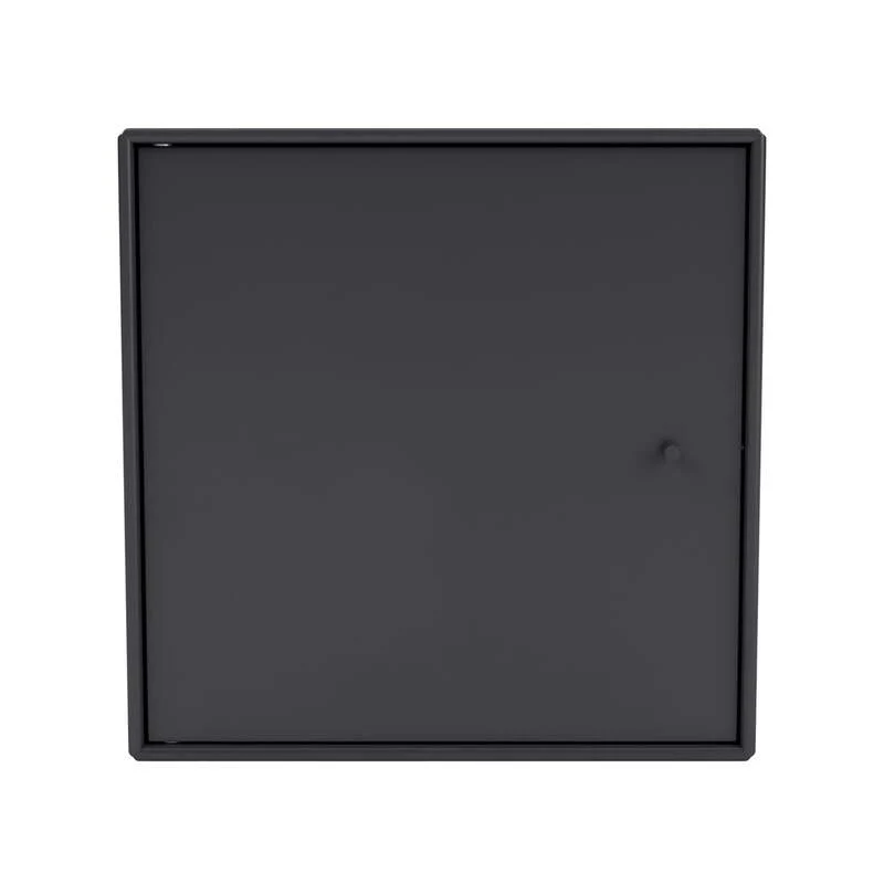 B-Ware Montana - Mini Regalmodul mit Tür anthrazit Aufbewahrung Regal Modul Regalfach