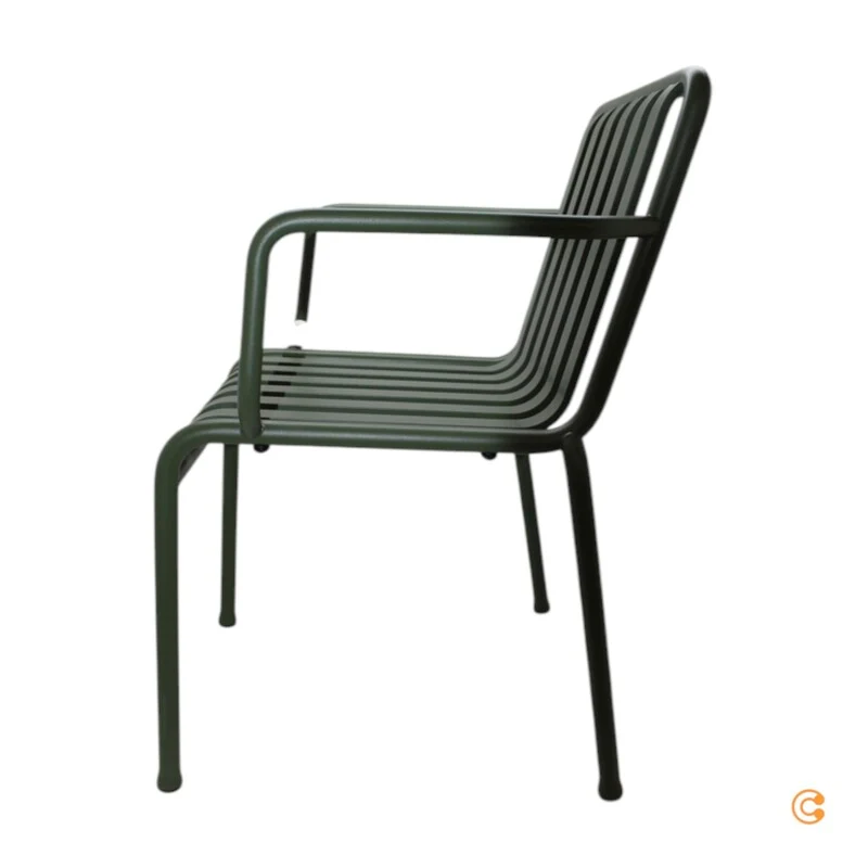 B-Ware Hay Palissade Armlehnenstuhl Stuhl Gartenstuhl Lehnstuhl Stahl SIEHE TEXT/FOTO