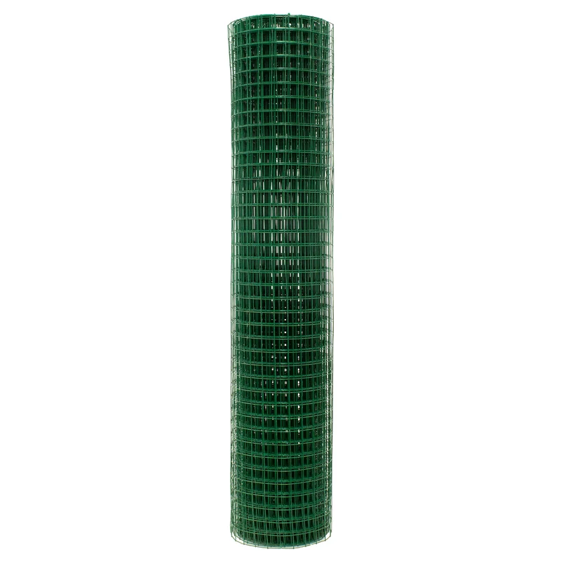 Volierendraht Grün aus verzinktem Stahl 1x10m Drahtstärke 0,9mm Maschenweite 25x25mm