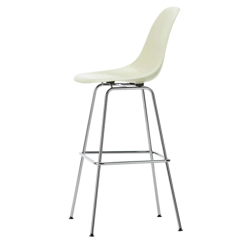 B-Ware Vitra Barstuhl Hocker Sitz Eames Fiberglass hoch verchromt SIEHE TEXT/FOTO