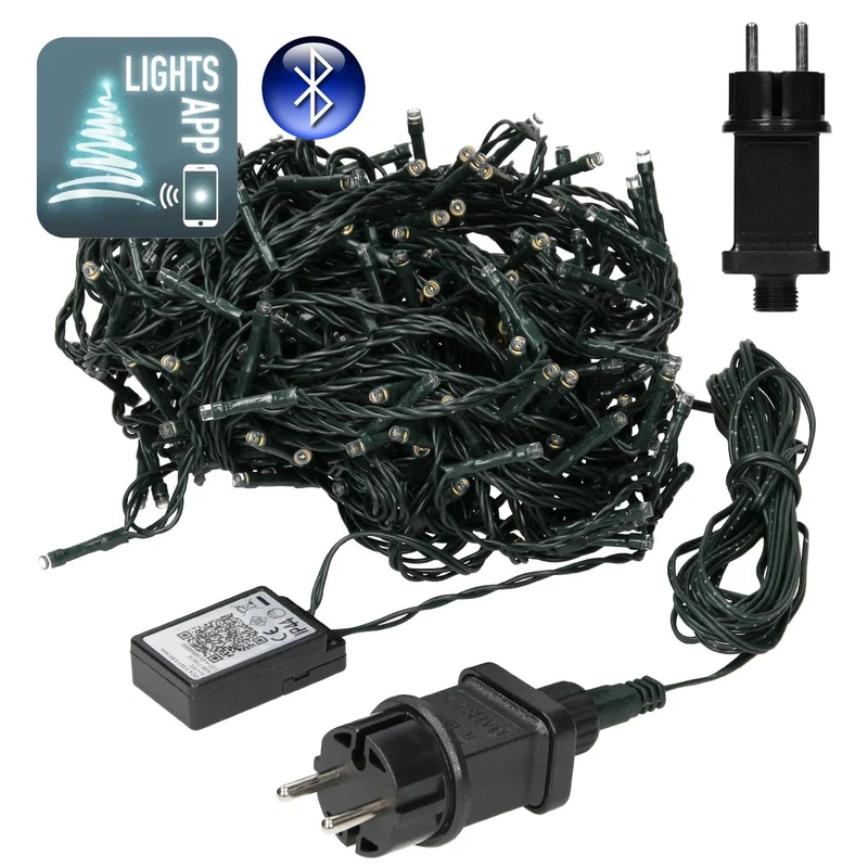 Lichterkette LED Warmweiß 16 m mit App Steuerung