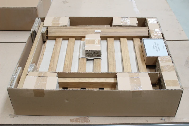 B-Ware Skagerak Gestell für Virkelyst Gartenstuhl Ersatzteil Teak Outdoor Stuhlgestell