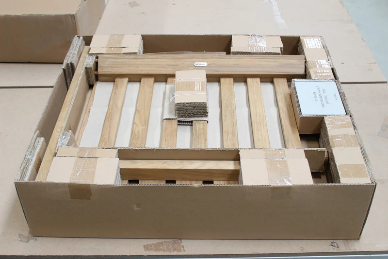 B-Ware Skagerak Gestell für Virkelyst Gartenstuhl Ersatzteil Teak Outdoor Stuhlgestell
