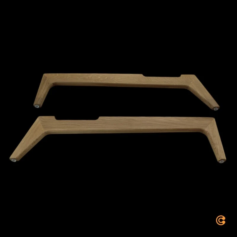 B-Ware Innovation Living Beine Splitback Klappsofa Sessel Eiche Lackiert Ersatzbeine