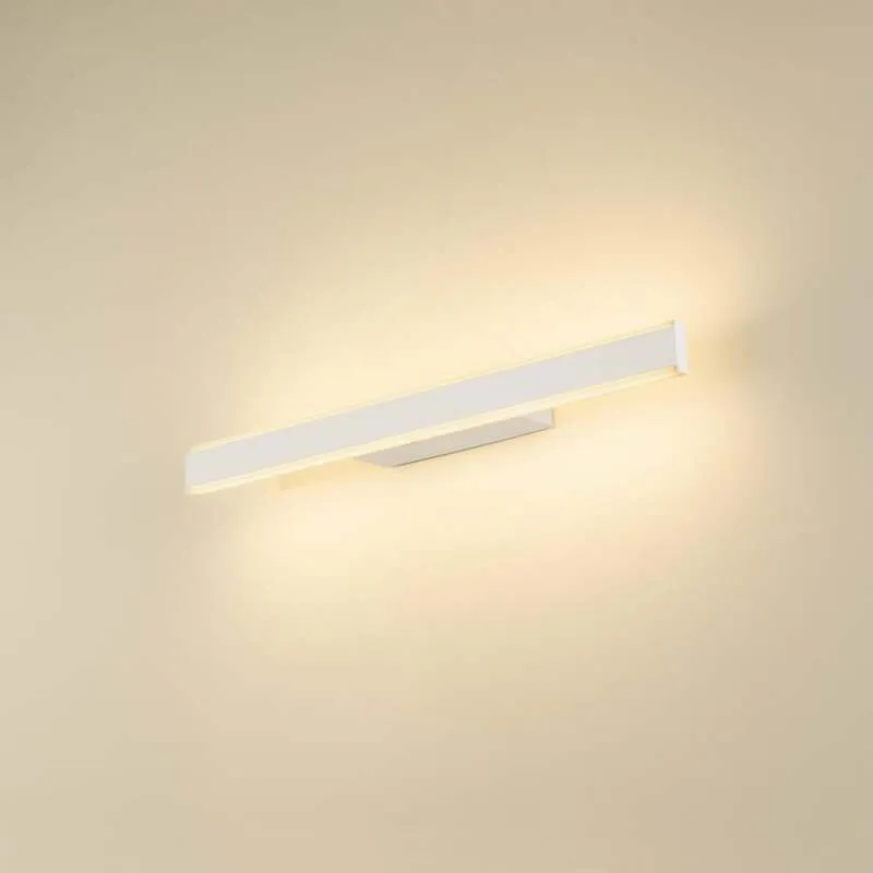 B-Ware SLV Wandleuchte One Linear LED Lampe dimmbar CCT warmweiß 52cm IP44 weiß Metall