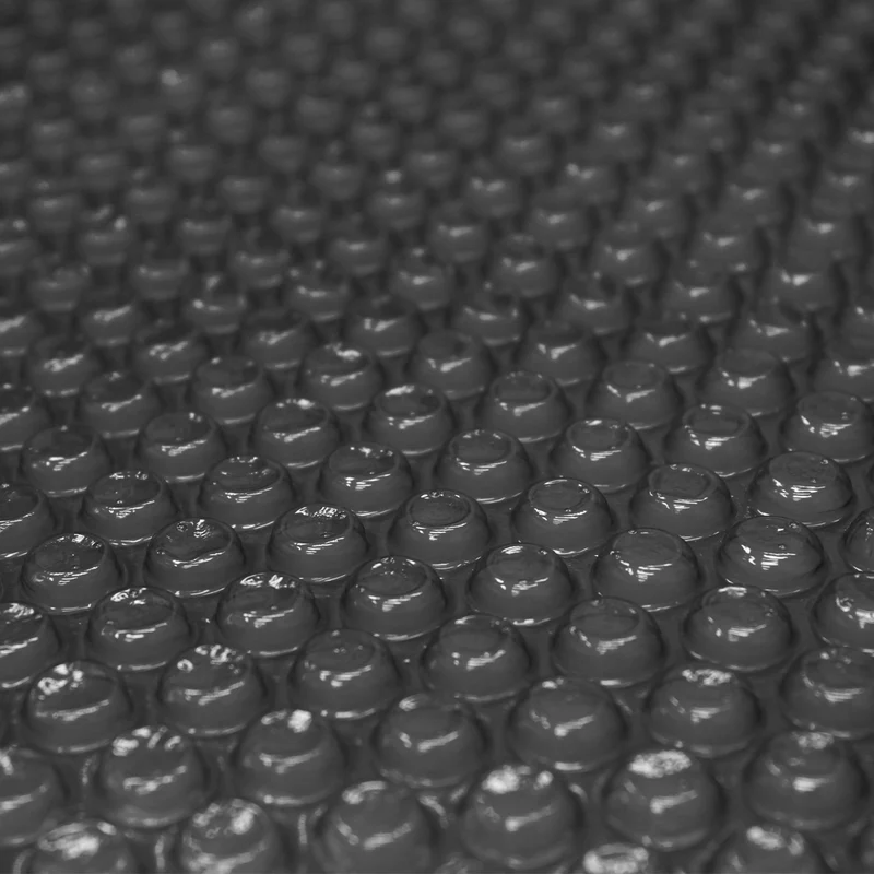 Pool Solarfolie Rund Ø 5 m 140µm Schwarz aus PE-Folie mit Luftkammern