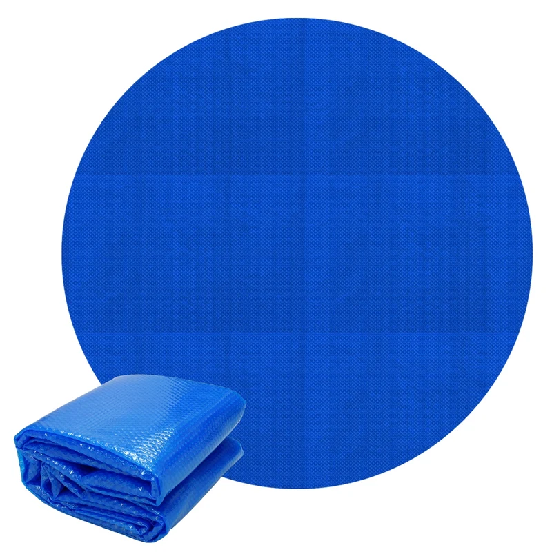 Pool Solarfolie Rund Ø 3 m 400µm Blau aus PE-Folie mit Luftkammern