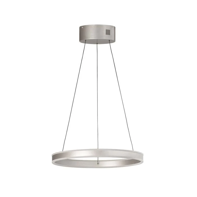 B-Ware FISCHER & HONSEL Hängelampe Silvio LED Pendelleuchte dimmbar nickel Ø50cm CCT