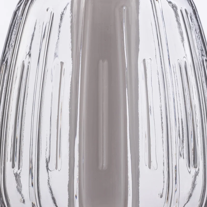 B-Ware Lucande Pendelleuchte Hängeleuchte LED Glas grau weiß Wohnzimmer Essbereich K299