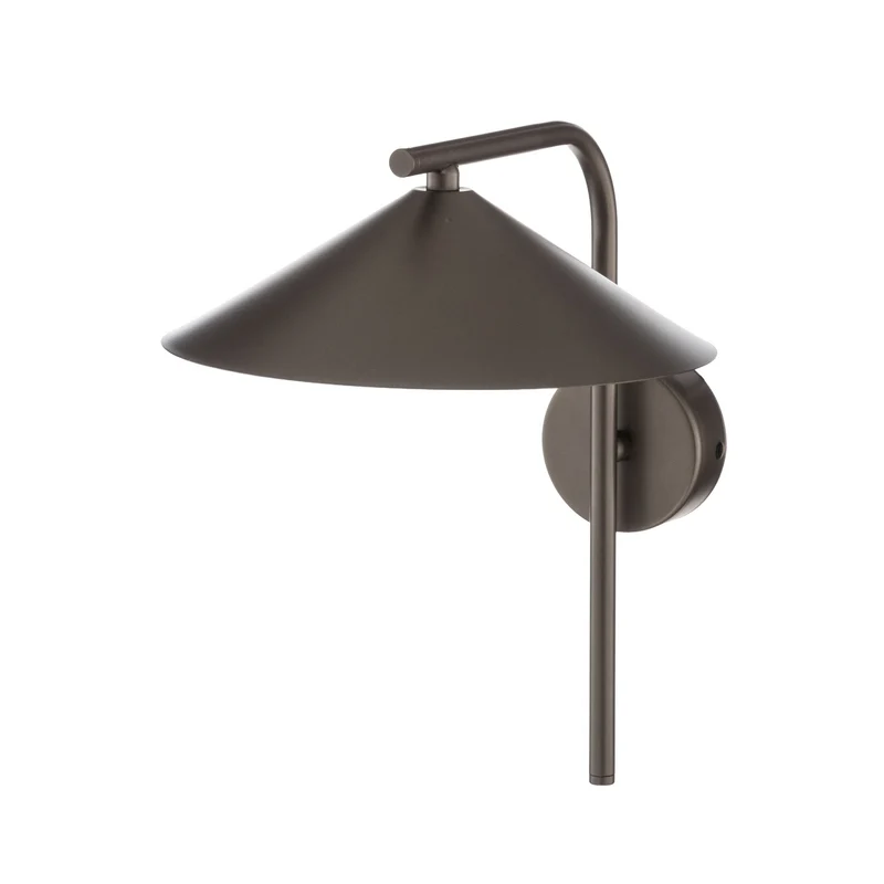 B-Ware Wandleuchte Lume LED Wandlampe dimmbar braun Metall 30,5cm Höhe 23cm 32cm tief