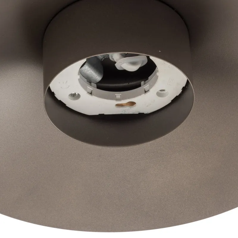 B-Ware Wandleuchte Lume LED Wandlampe dimmbar braun Metall 30,5cm Höhe 23cm 32cm tief