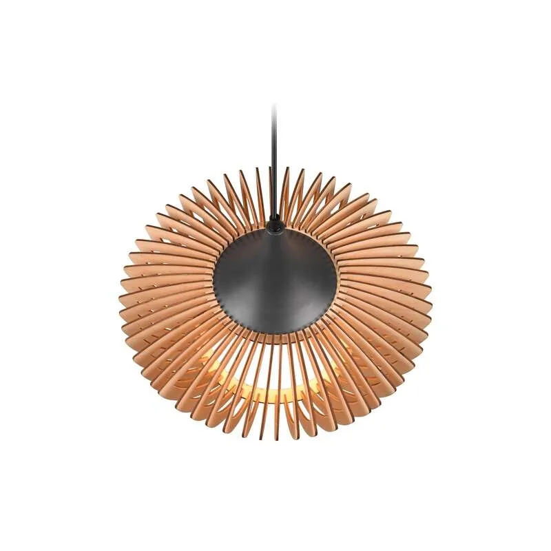 B-Ware TRIO LIGHTING Hängelampe Hängeleuchte Colino LED Pendelleuchte dimmbar Holz hell