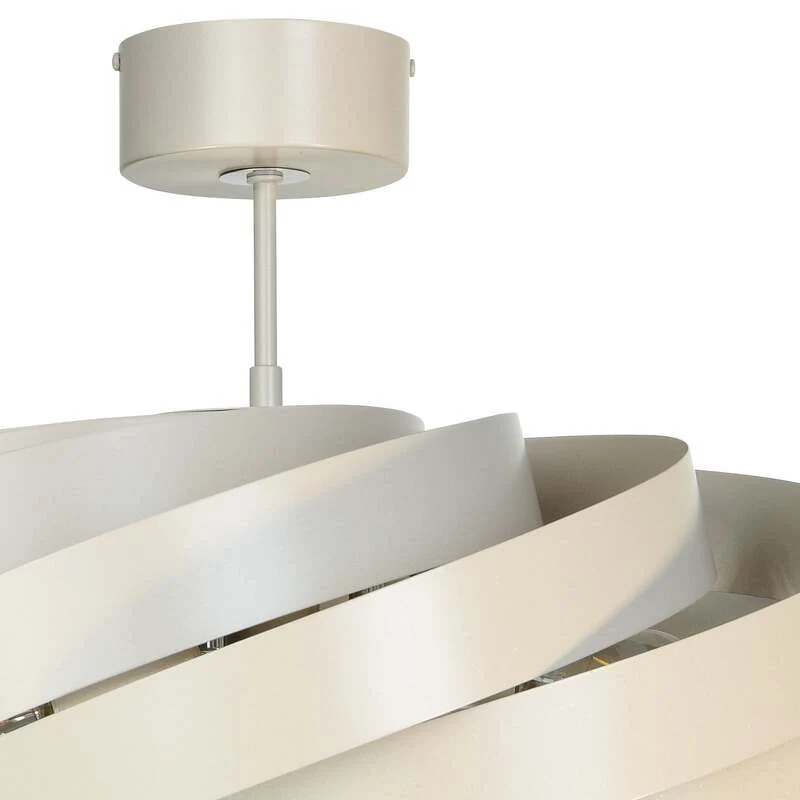 B-Ware Euluna Deckenleuchte Vento LED Lampe dimmbar beige Ø60cm 4-flammig Metall 40cm