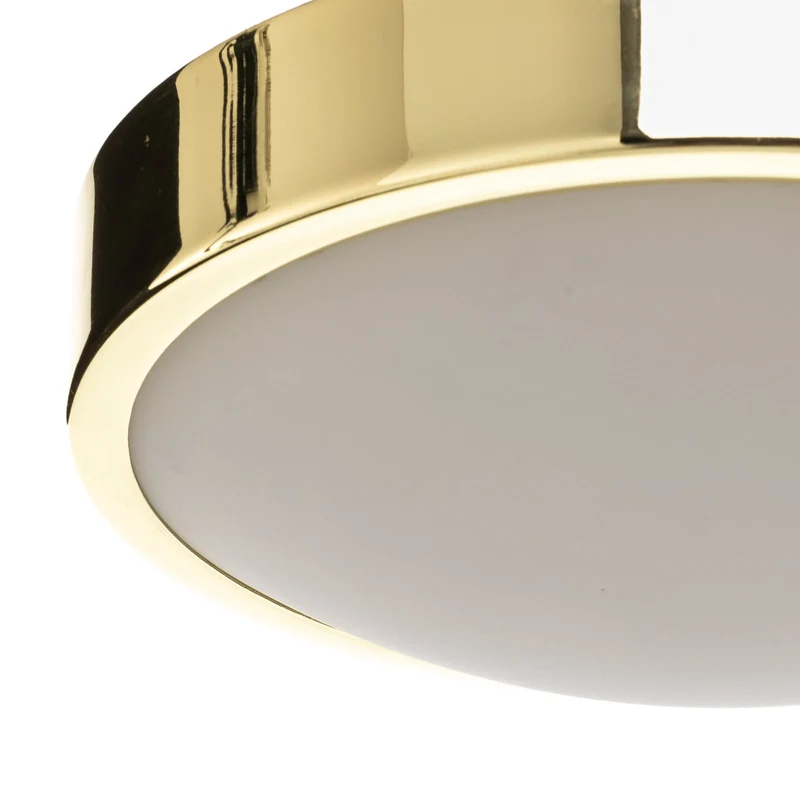 B-Ware Deckenleuchte Jaris Deckenlampe Glas Leuchte Lampe Gold dimmbar E27 LED Ø 26 cm