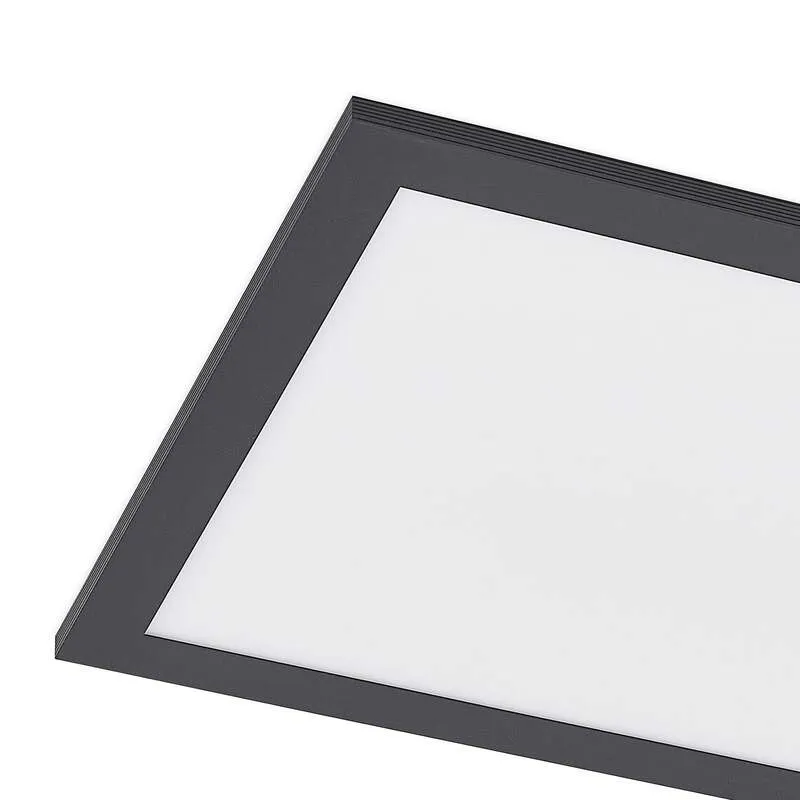 B-Ware Lindby Deckenleuchte Nelios LED Lampe Leuchte dimmbar schwarz 80x30cm 4000K