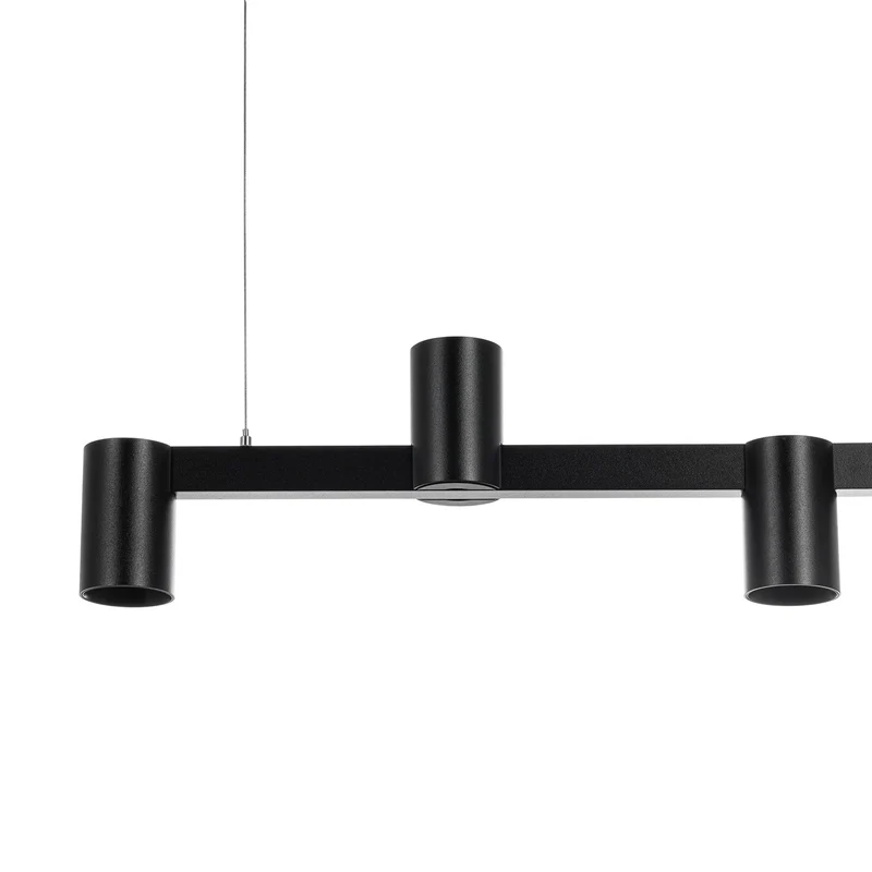 B-Ware Arcchio Hängeleuchte Pendelleuchte Brinja schwarz 120 cm 5 flg GU10293