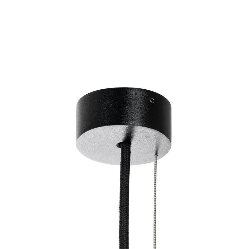 B-Ware Arcchio Hängeleuchte Pendelleuchte Brinja schwarz 120 cm 5 flg GU10293