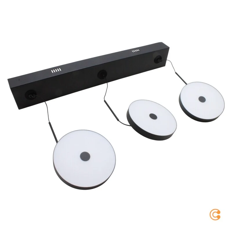B-Ware JUST LIGHT Pendelleuchte Hängeleuchte LED Plata schwarz 3000K SIEHE TEXT
