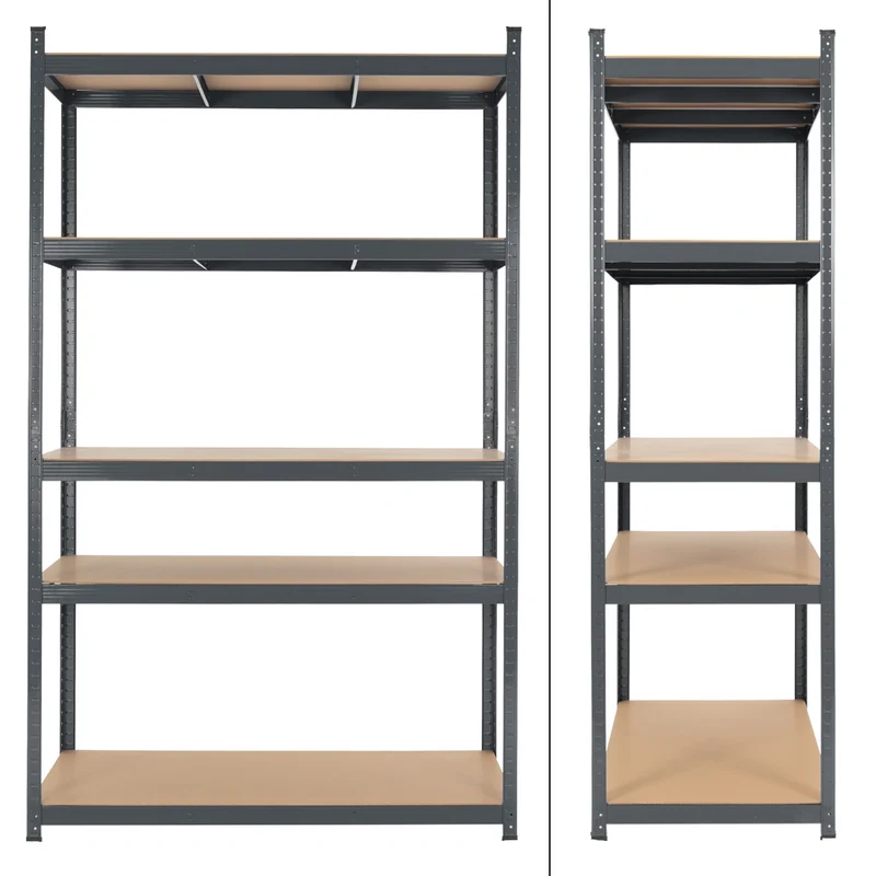 Werkstattregal 200x120x60 cm Anthrazit aus Metall