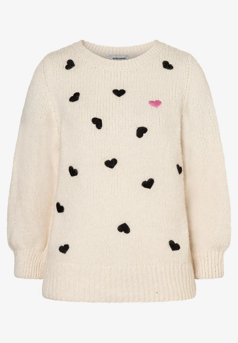 Pullover mit Herzen