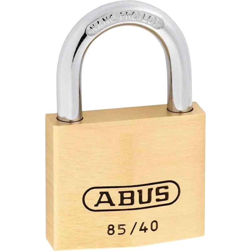 16x B-Ware ABUS Vorhangschloss Messingschloss Schloss 85 40 Lock Tag 2 Schlüssel 16 STÜCK