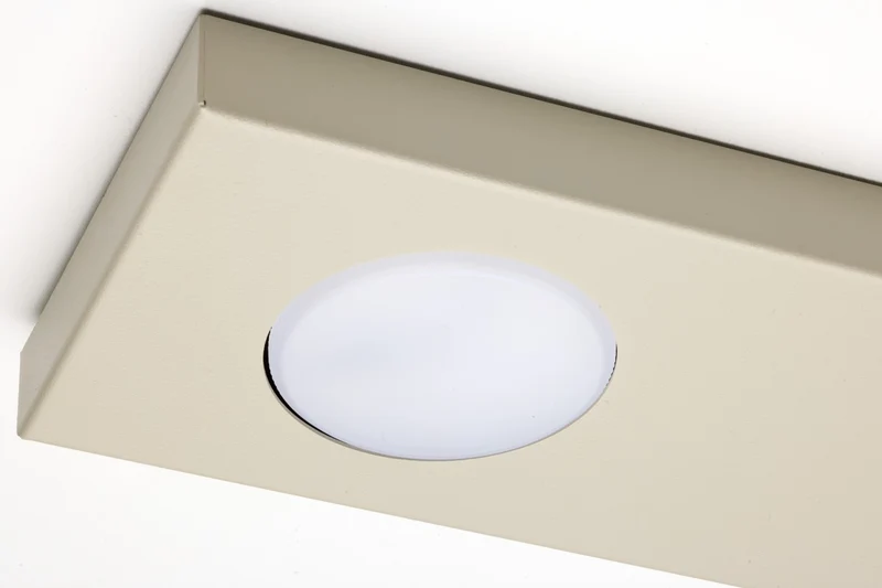 B-Ware Sigma Deckenlampe Leuchte Deckenleuchte HERO GX53 LED 4-flammig Grau-beige 75 cm