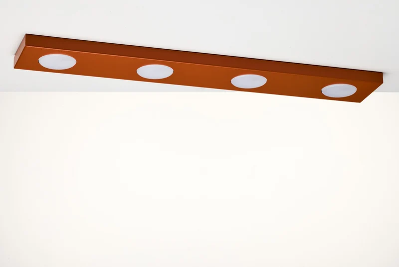 B-Ware Sigma Deckenleuchte Lampe HERO Ziegelrot Deckenschild Leuchte Beleuchtung 41501