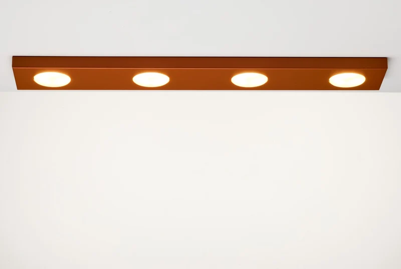 B-Ware Sigma Deckenleuchte Lampe HERO Ziegelrot Deckenschild Leuchte Beleuchtung 41501