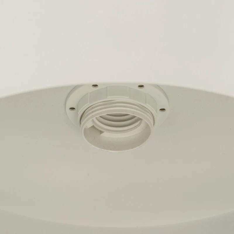 B-Ware Hängeleuchte Vitrum Pendelleuchte Lampe rund weiß Zylinder Stahl Ø 27 cm