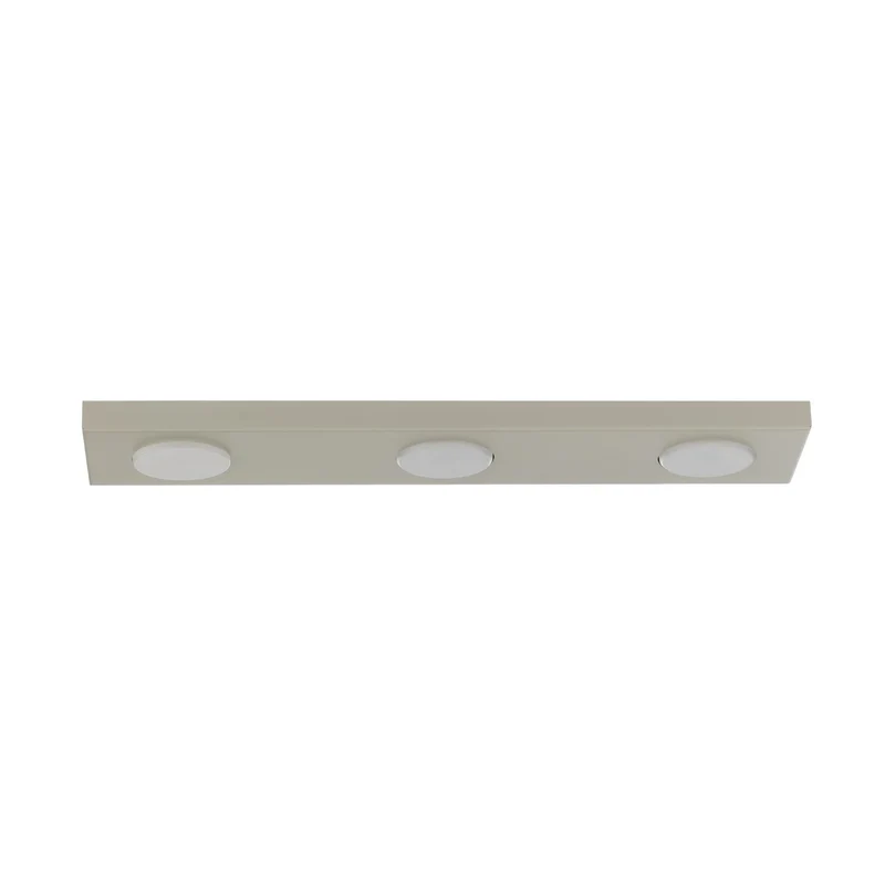 B-Ware Deckenlampe Hero Deckenleuchte Lampe beige Stahl 55 x 12 cm GX53 dimmbar