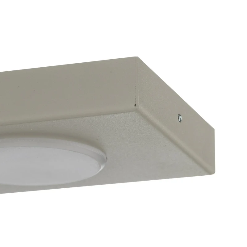 B-Ware Deckenlampe Hero Deckenleuchte Lampe beige Stahl 55 x 12 cm GX53 dimmbar