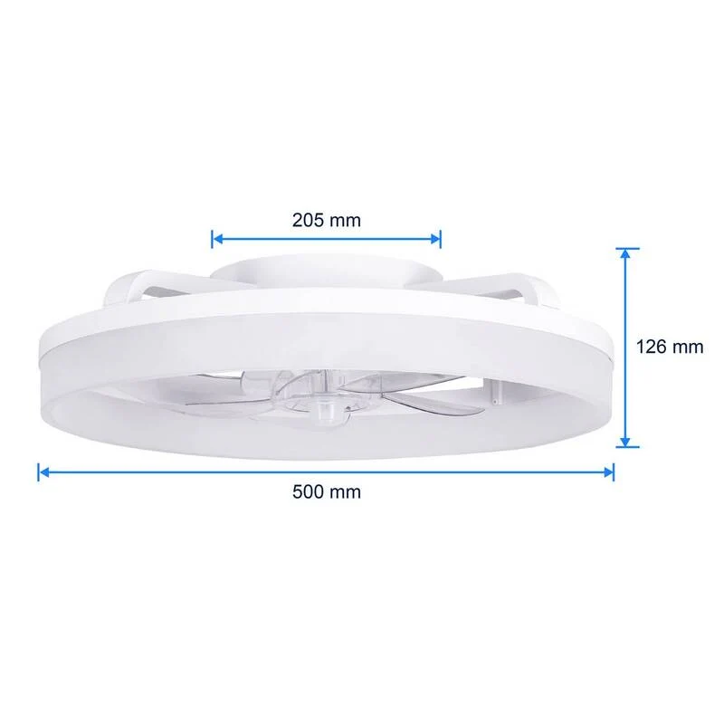 B-Ware Westinghouse Deckenventilator Ventilator Weiß Timer Fernbedienung 20W