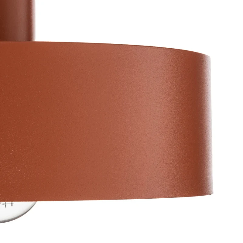 B-Ware Hängeleuchte Vitrum Pendelleuchte Lampe rot Stahl rund zylindrisch Ø27cm