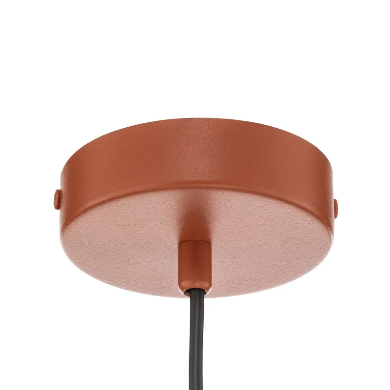 B-Ware Hängeleuchte Vitrum Pendelleuchte Lampe rot Stahl rund zylindrisch Ø27cm