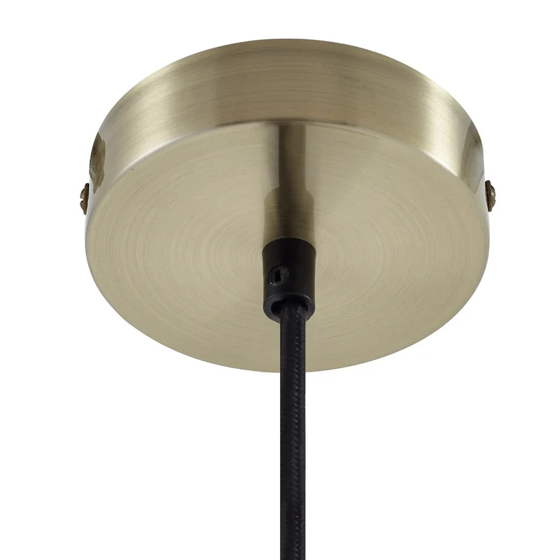 B-Ware Lindby Pendelleuchte Hängeleuchte Hattie messing Aluminium E27 LED Wohnzimmer