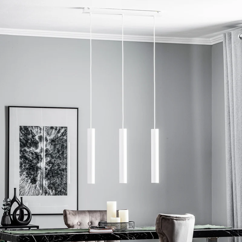 B-Ware Nowodvorski Hängeleuchte Pendelleuchte Eye weiß 3-flammig Balken GU10 LED Lampe