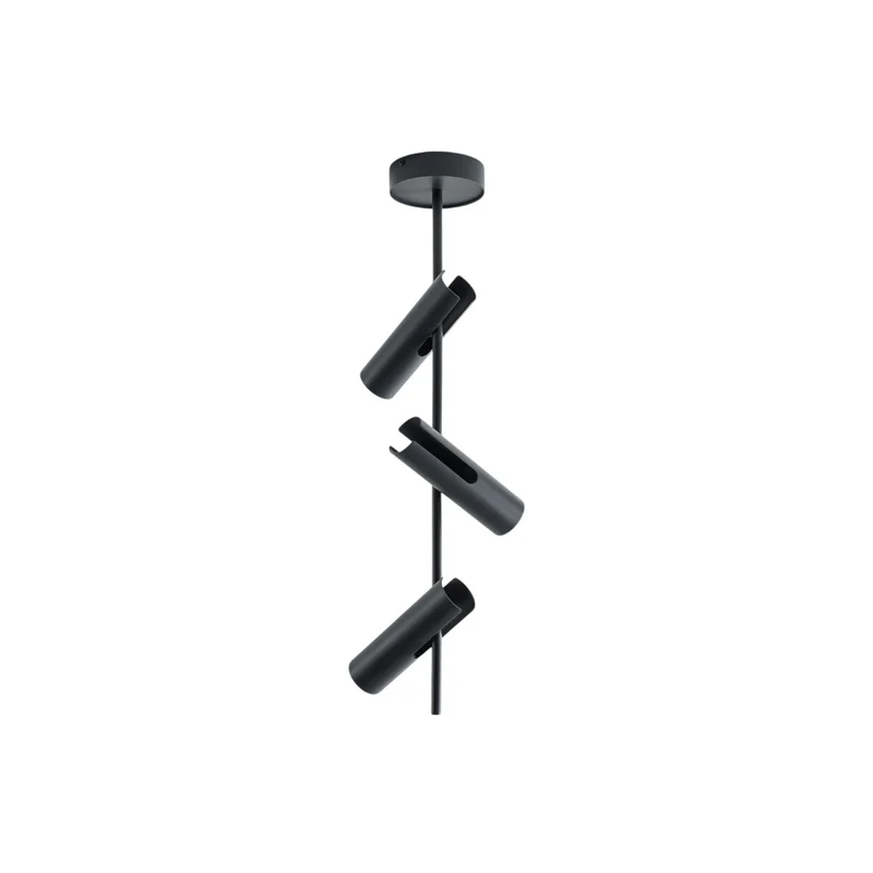 B-Ware Deckenspot Leda 3 anthrazit LED Deckenlampe dimmbar Strahler Stahl 76cm hoch