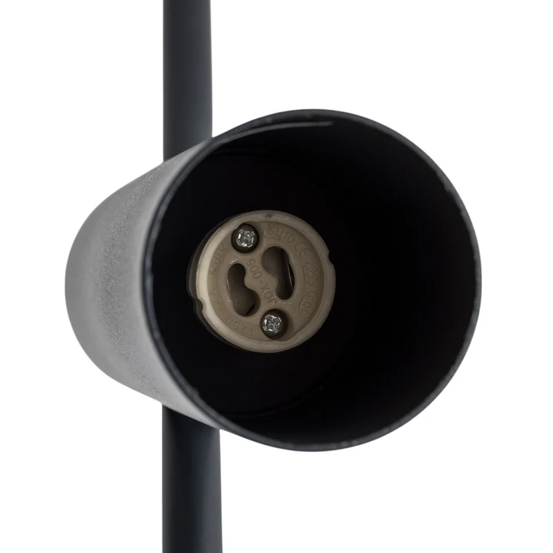 B-Ware Deckenspot Leda 3 anthrazit LED Deckenlampe dimmbar Strahler Stahl 76cm hoch