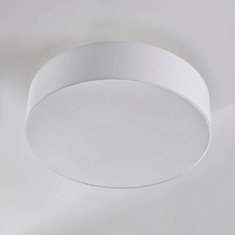 B-Ware Lindby Deckenlampe Sebatin Hängelampe Lampe Leuchte mit E27-LED Ø 50 cm weiß545