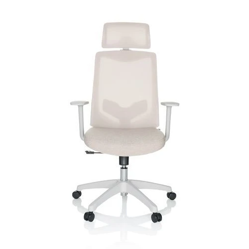 B-Ware hjh OFFICE MIKEO W Home Office Bürostuhl Beige Drehstuhl Arbeitsstuhl Stuhl B796